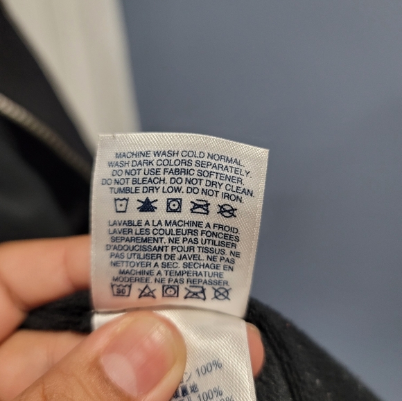 Lands End Mens Puffer Jacket Full Zip Up Long Sleeves Pockets Black Size XXL - Picture 8 of 16